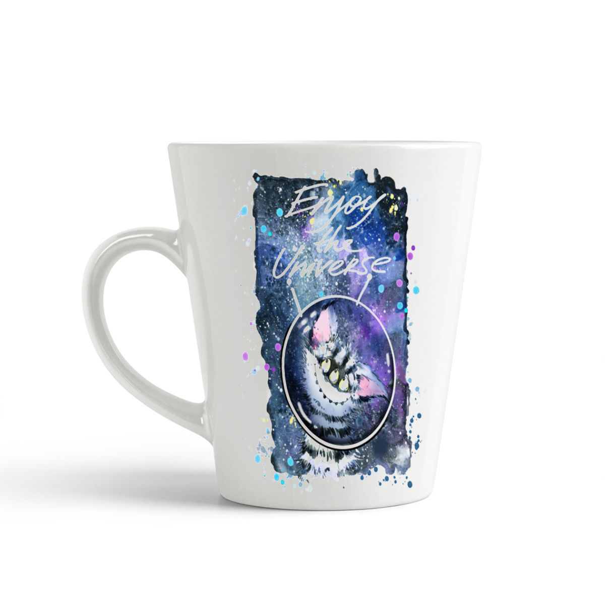 

Конусная кружка CoolPodarok Enjoe the universe. Монстрик5
