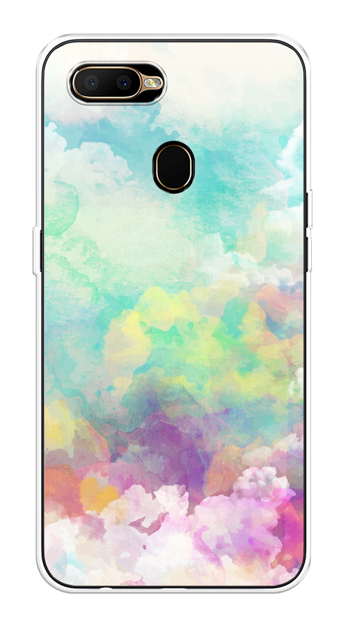 

Чехол на Oppo A5s "Воздушное небо", Белый;голубой;розовый;желтый, 252350-1