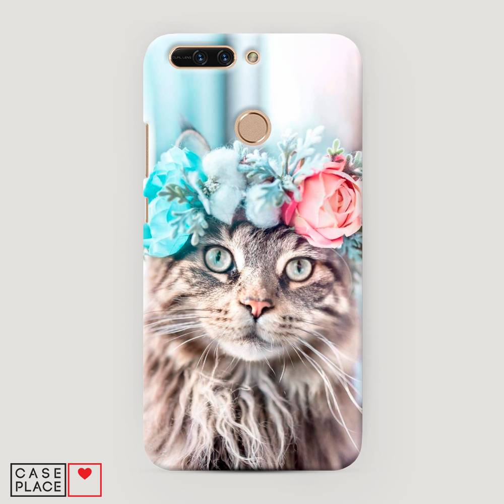 

Чехол Awog "Кот в венке" для Honor 8 Pro, 61020-1