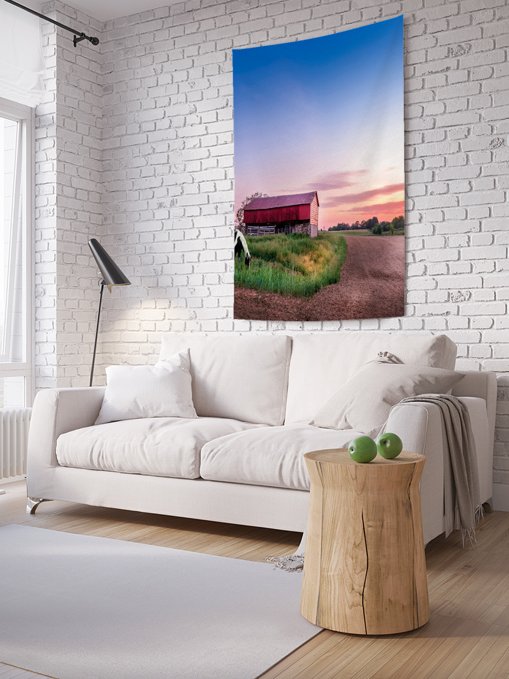 

Вертикальное фотопанно на стену JoyArty Фермерский покой 100x150 см, Фермерский покой