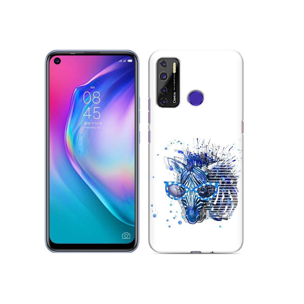 

Чехол MyPads Tocco для Tecno Camon 15 расплывчатая зебра, Прозрачный, Tocco