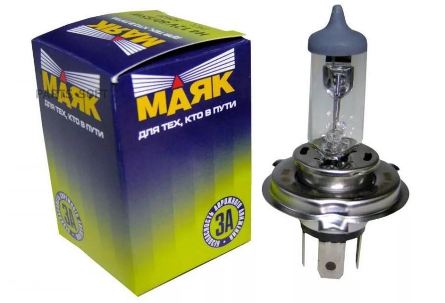 

Лампа 12v h4 60/55w p43t маяк standart 1 шт. картон 52420