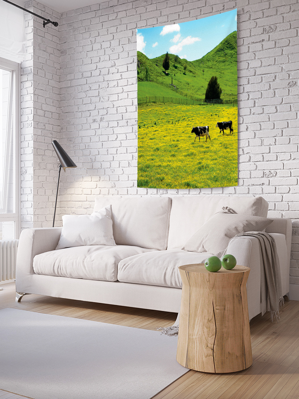 

Вертикальное фотопанно на стену JoyArty Коровы на пастбище 100x150 см, Коровы на пастбище