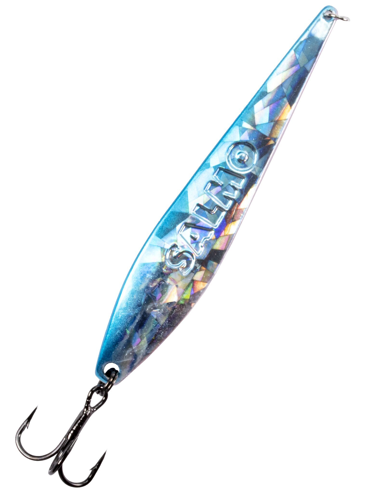 

Блесна вертикальная Lucky John MODEL S-4 c тройником, 11г, цвет BI, 8277-BI, Голубой;серебристый, Model S-4