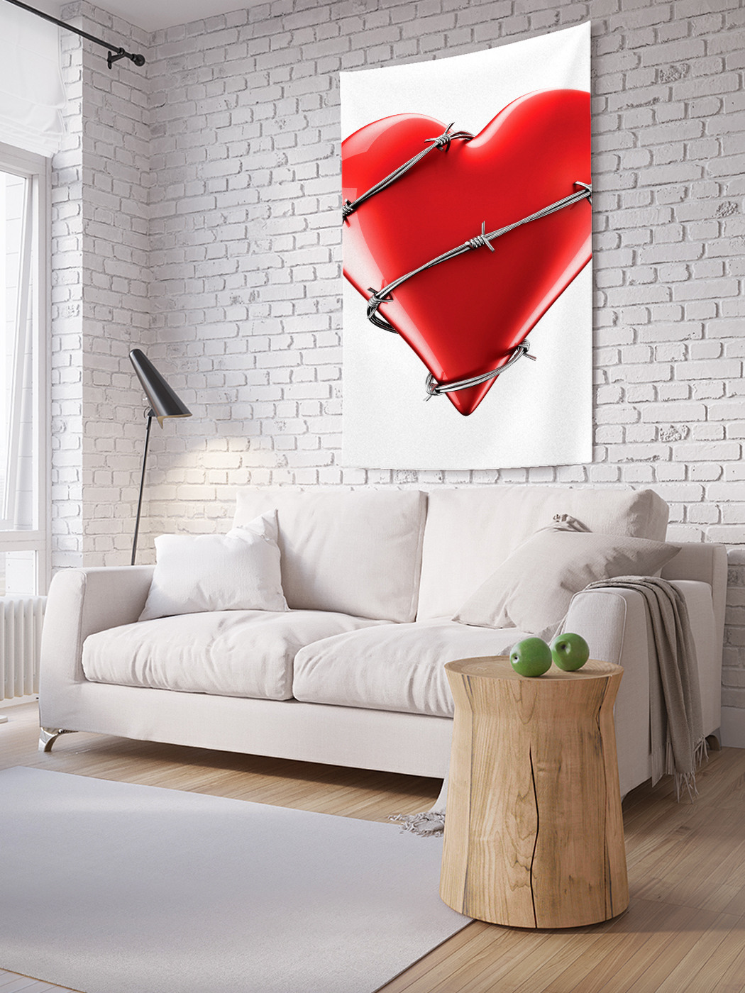 

Вертикальное фотопанно на стену JoyArty Любовный оберег 100x150 см, Любовный оберег