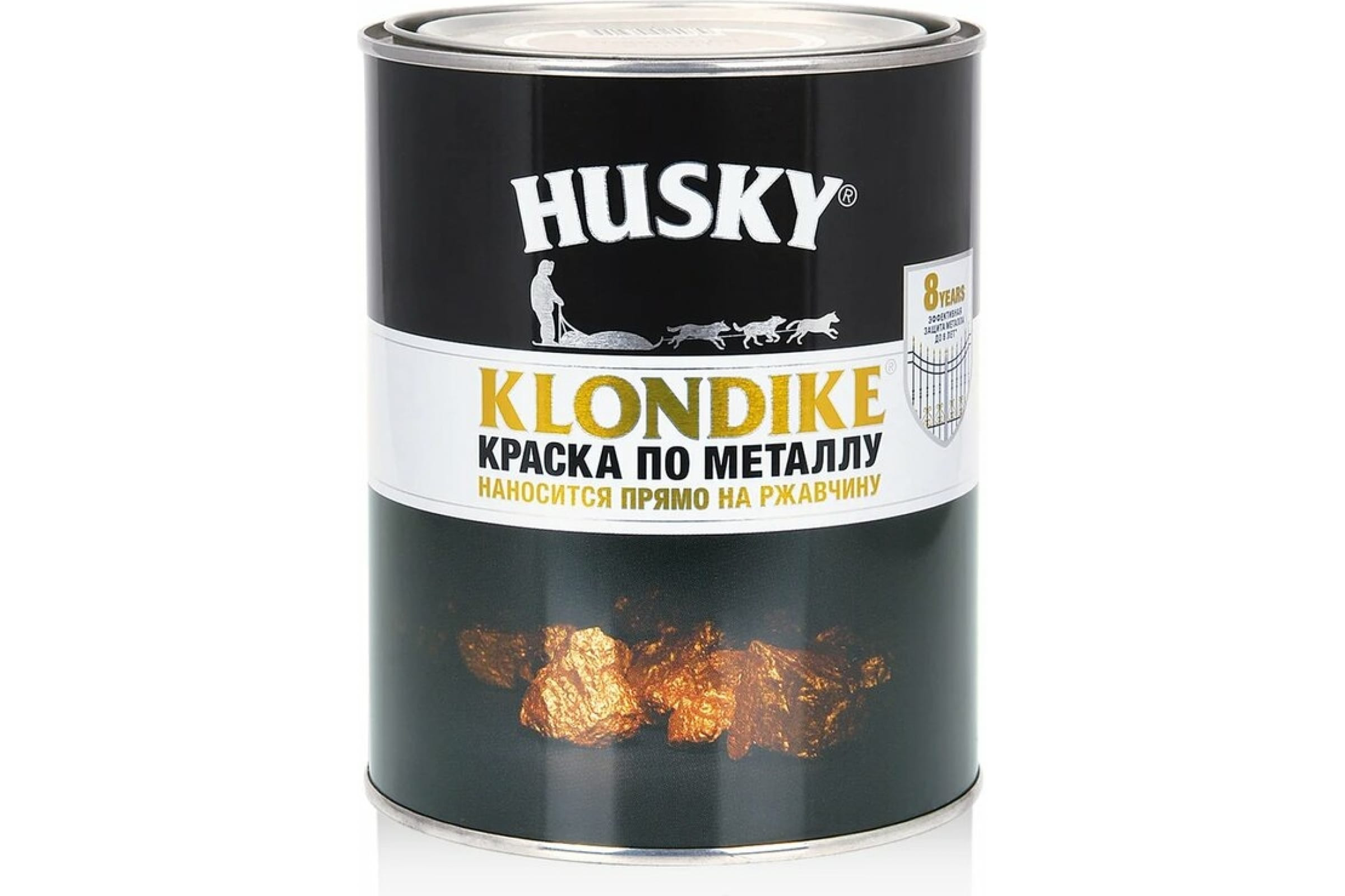 Краски по металлу HUSKY KLONDIKE глянцевая бежевая RAL 1014 0,9л