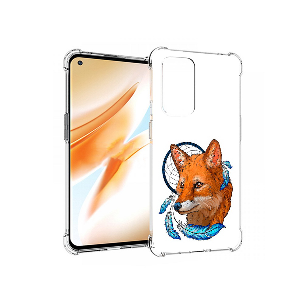 

Чехол MyPads Tocco для OnePlus 9 Pro лиса и ловец снов (PT159597.127.438), Прозрачный, Tocco