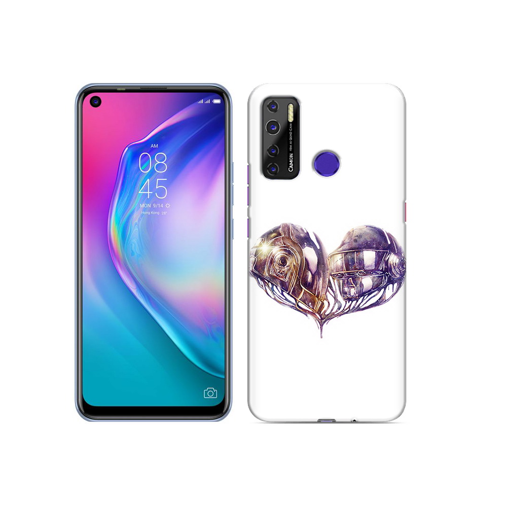 

Чехол MyPads Tocco для Tecno Camon 15 сердце абстракция, Прозрачный, Tocco