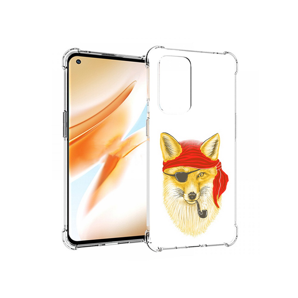 

Чехол MyPads Tocco для OnePlus 9 Pro лиса-пират (PT159597.127.440), Прозрачный, Tocco