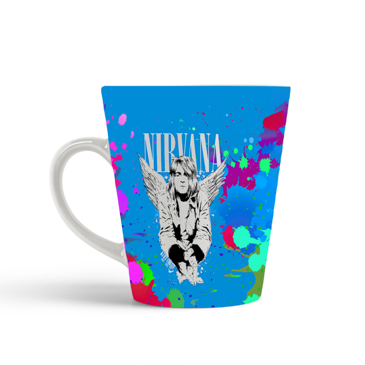 

Конусная кружка CoolPodarok Nirvana. Нирвана. Курт Кобейн9