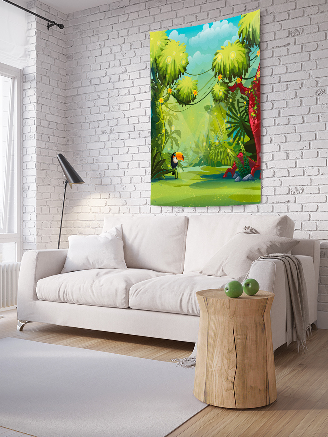 

Вертикальное фотопанно на стену JoyArty Тукан в тропиках 100x150 см, Тукан в тропиках