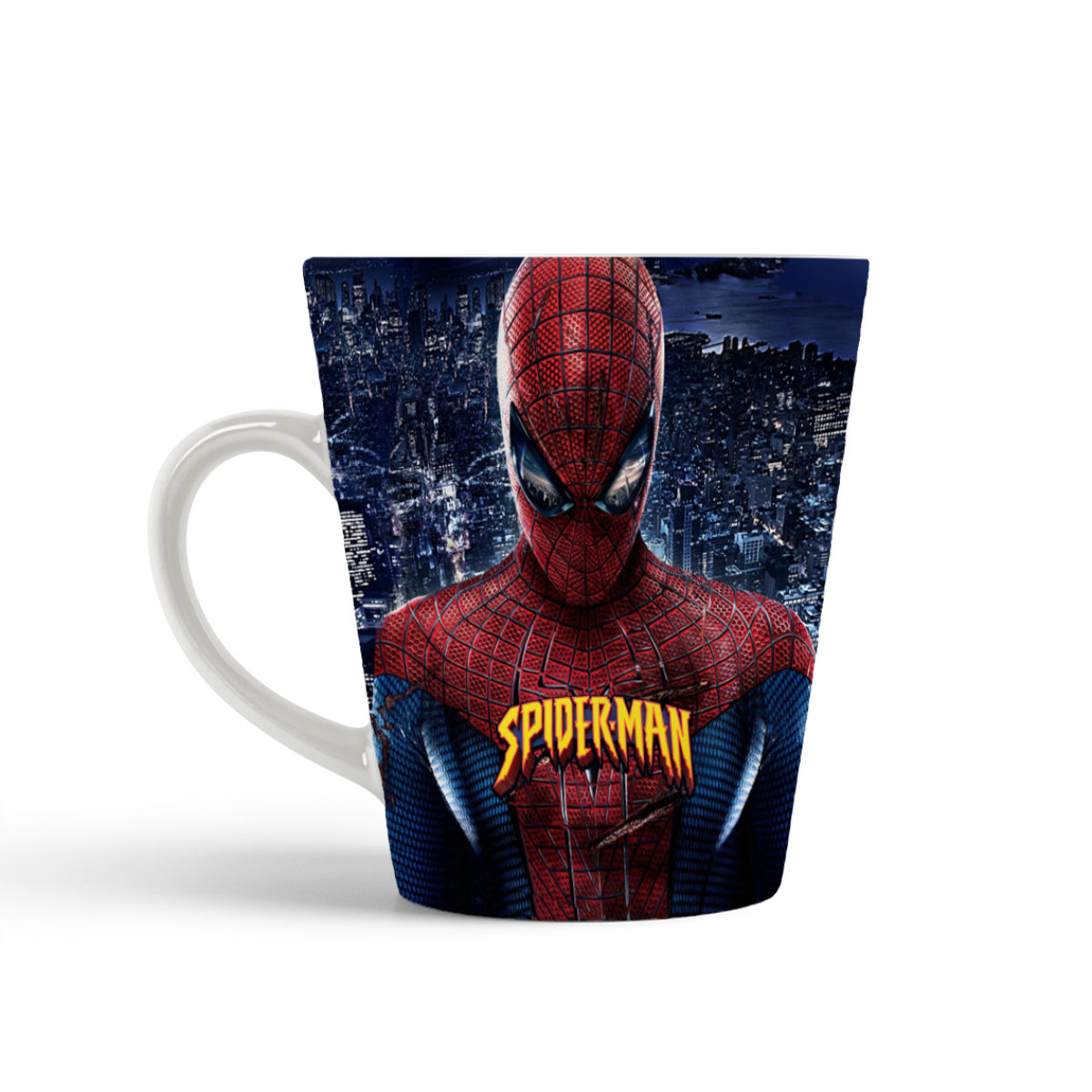 

Конусная кружка CoolPodarok Spider man. Человек паук