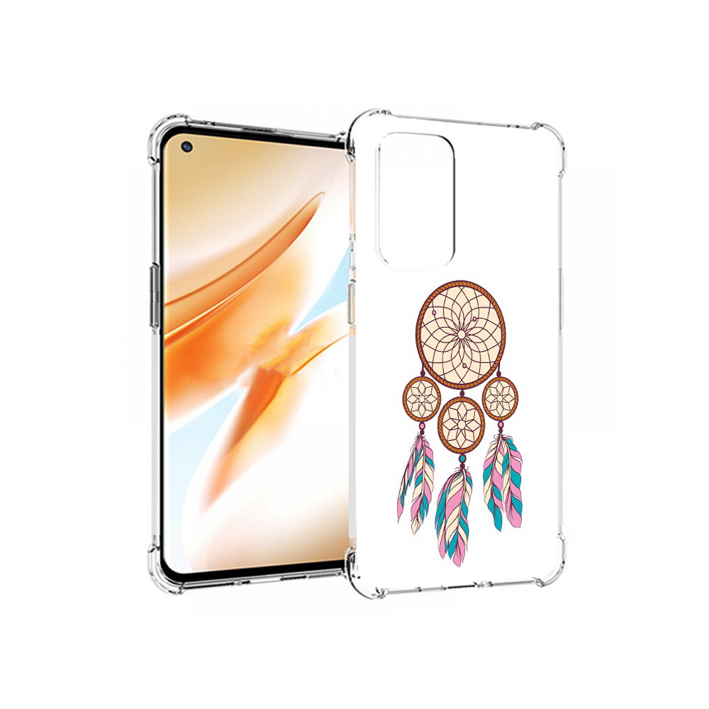 

Чехол MyPads Tocco для OnePlus 9 Pro ловец снов бежевый (PT159597.127.442), Прозрачный, Tocco