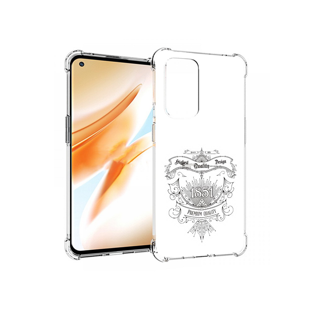 

Чехол MyPads Tocco для OnePlus 9 Pro логотип 1851 год (PT159597.127.444), Прозрачный, Tocco