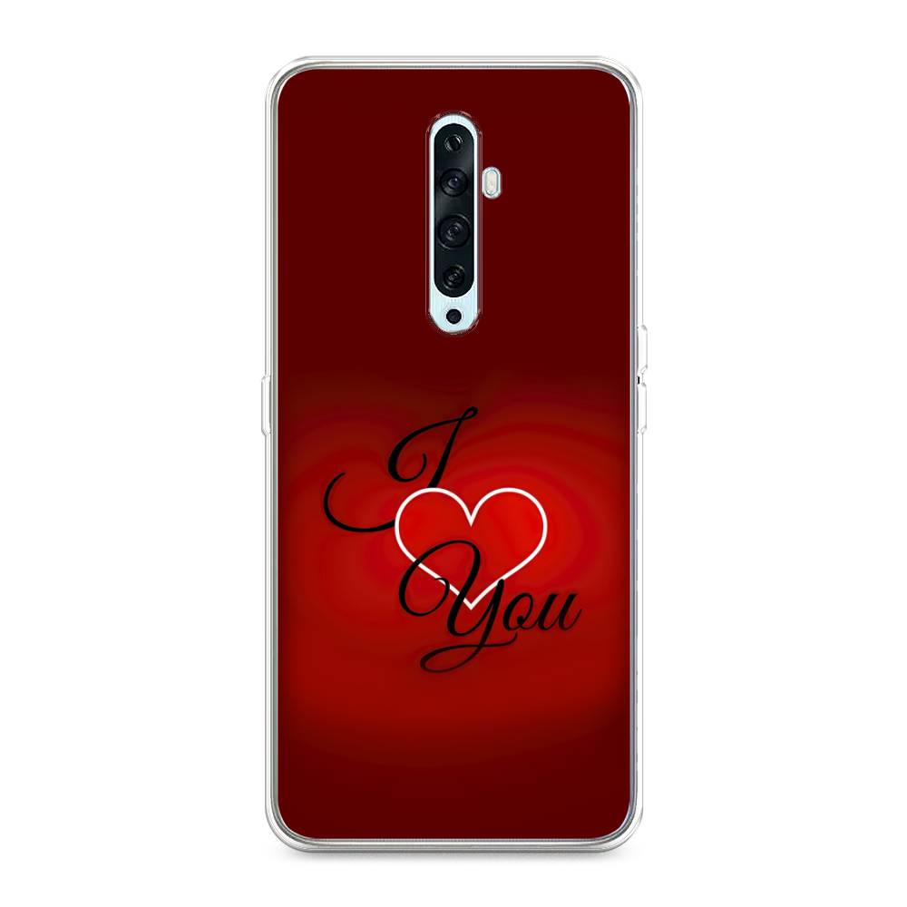 

Чехол Awog на Oppo Reno 2Z "I love you 3", Разноцветный, 251850-6