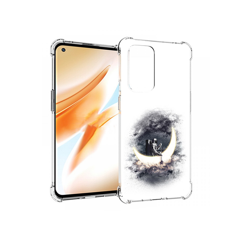 

Чехол MyPads Tocco для OnePlus 9 Pro лунный путешественник (PT159597.127.448), Прозрачный, Tocco