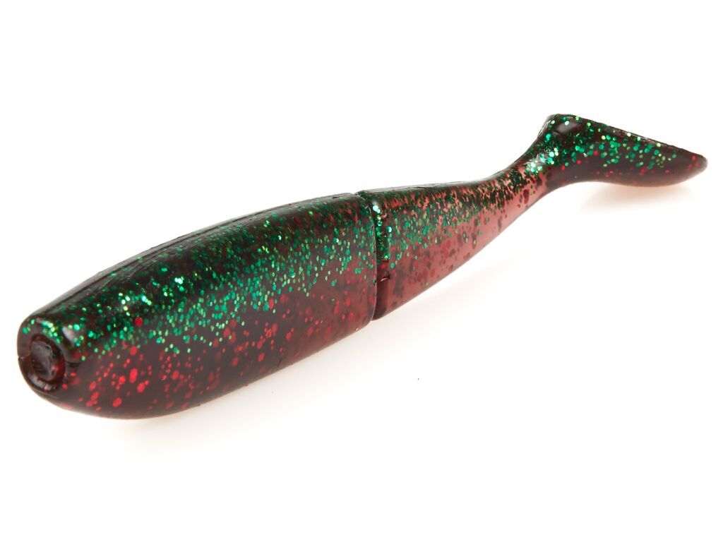 

Виброхвост LJ 3D Series Zander Paddle Tail 5.5" (14 см), цвет Z14, 3 шт., Зеленый;красный, 3D Series Zander Paddle Tail