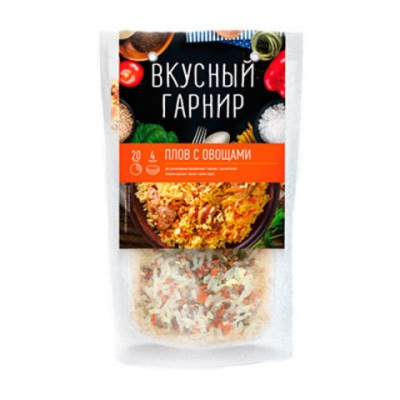 

Плов Вкусный гарнир с овощами 200 г