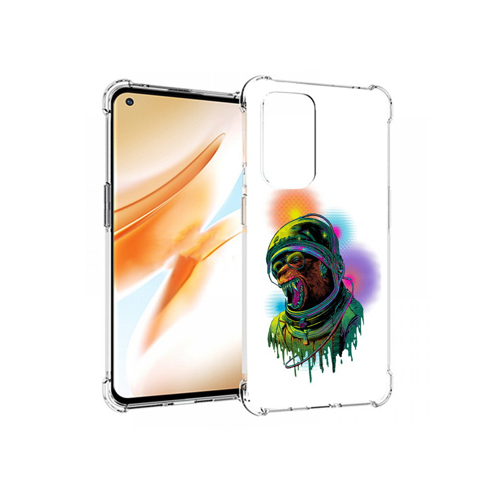 

Чехол MyPads Tocco для OnePlus 9 Pro медведь космонавт (PT159597.127.466), Прозрачный, Tocco