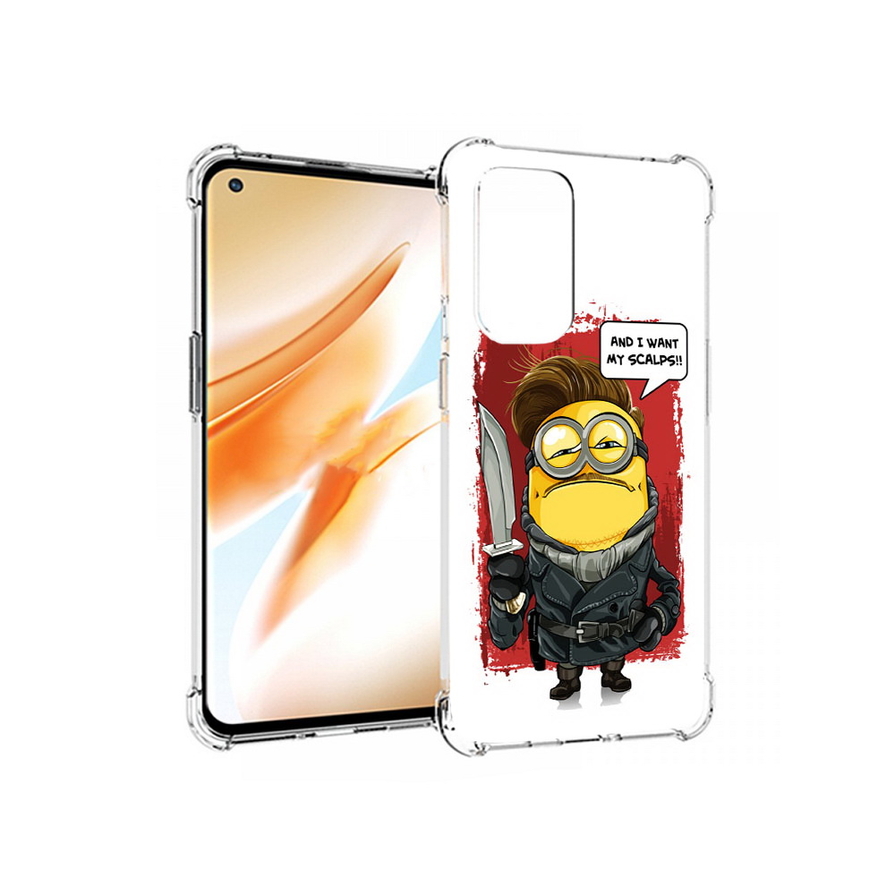 

Чехол MyPads Tocco для OnePlus 9 Pro миньон убийца (PT159597.127.477), Прозрачный, Tocco