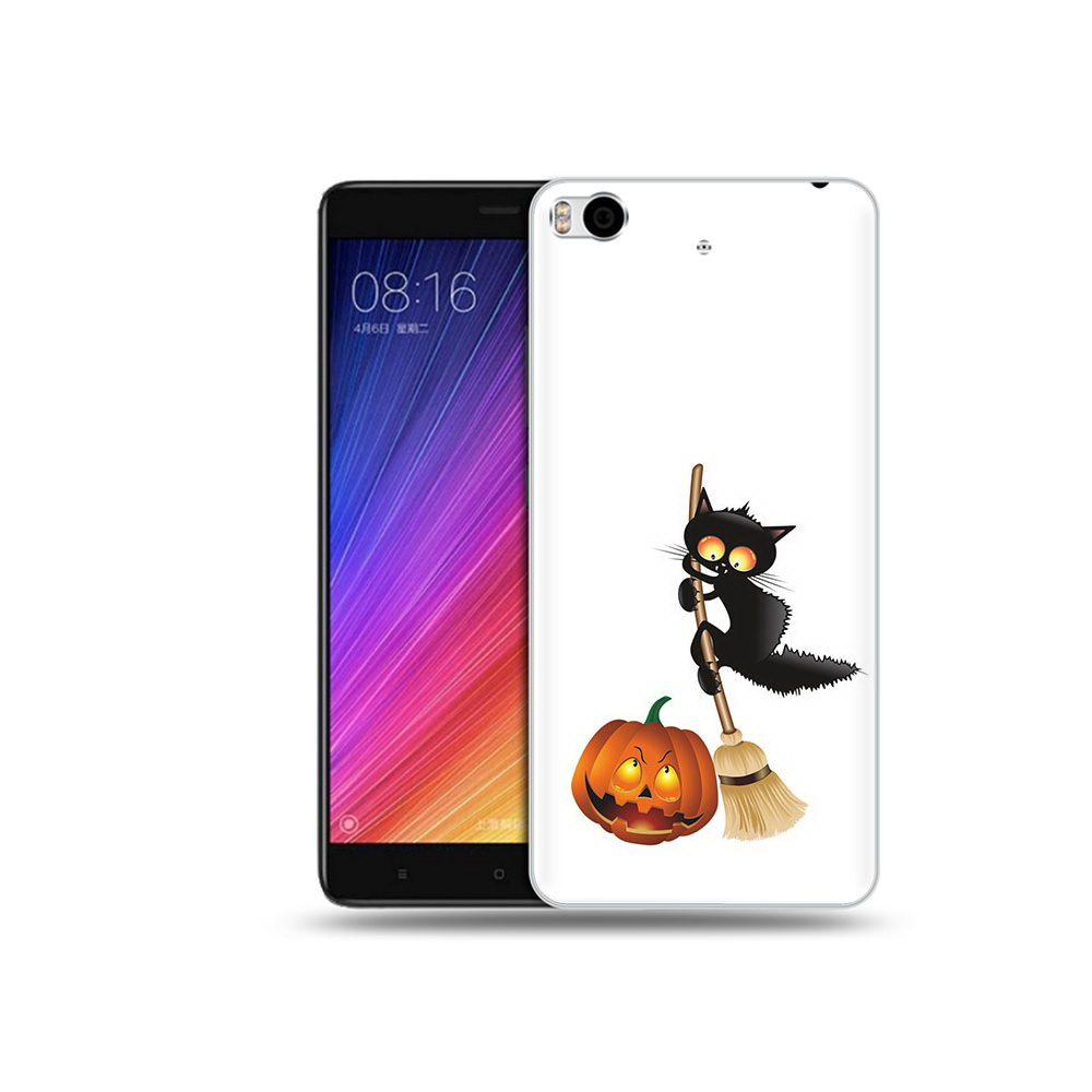 

Чехол MyPads Tocco для Xiaomi Mi 5S хэлуинский котик (PT91899.330.667), Прозрачный, Tocco
