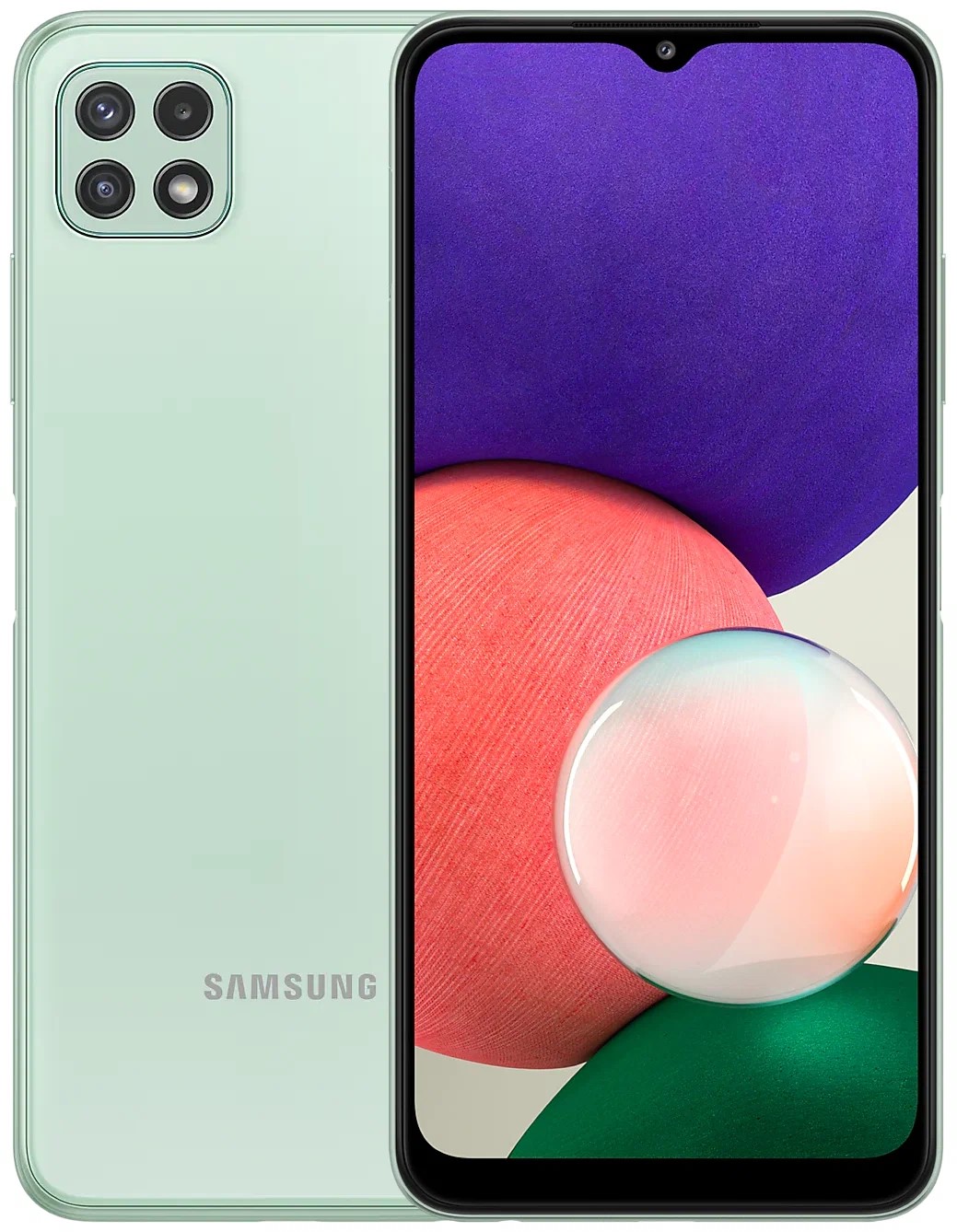 фото Смартфон samsung galaxy a22s 5g 4/64gb kz (мятный)