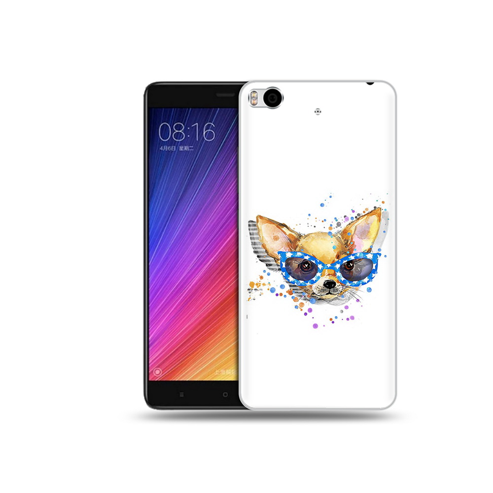 

Чехол MyPads Tocco для Xiaomi Mi 5S чихуа-хуа в очках (PT91899.330.691), Прозрачный, Tocco