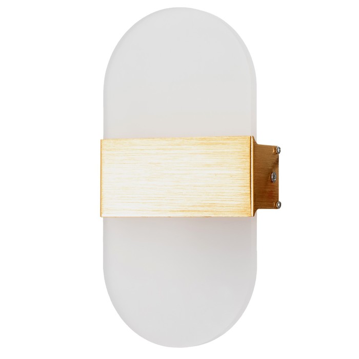 

Бра Лайн LED 12Вт 3000К золото 11х21 см