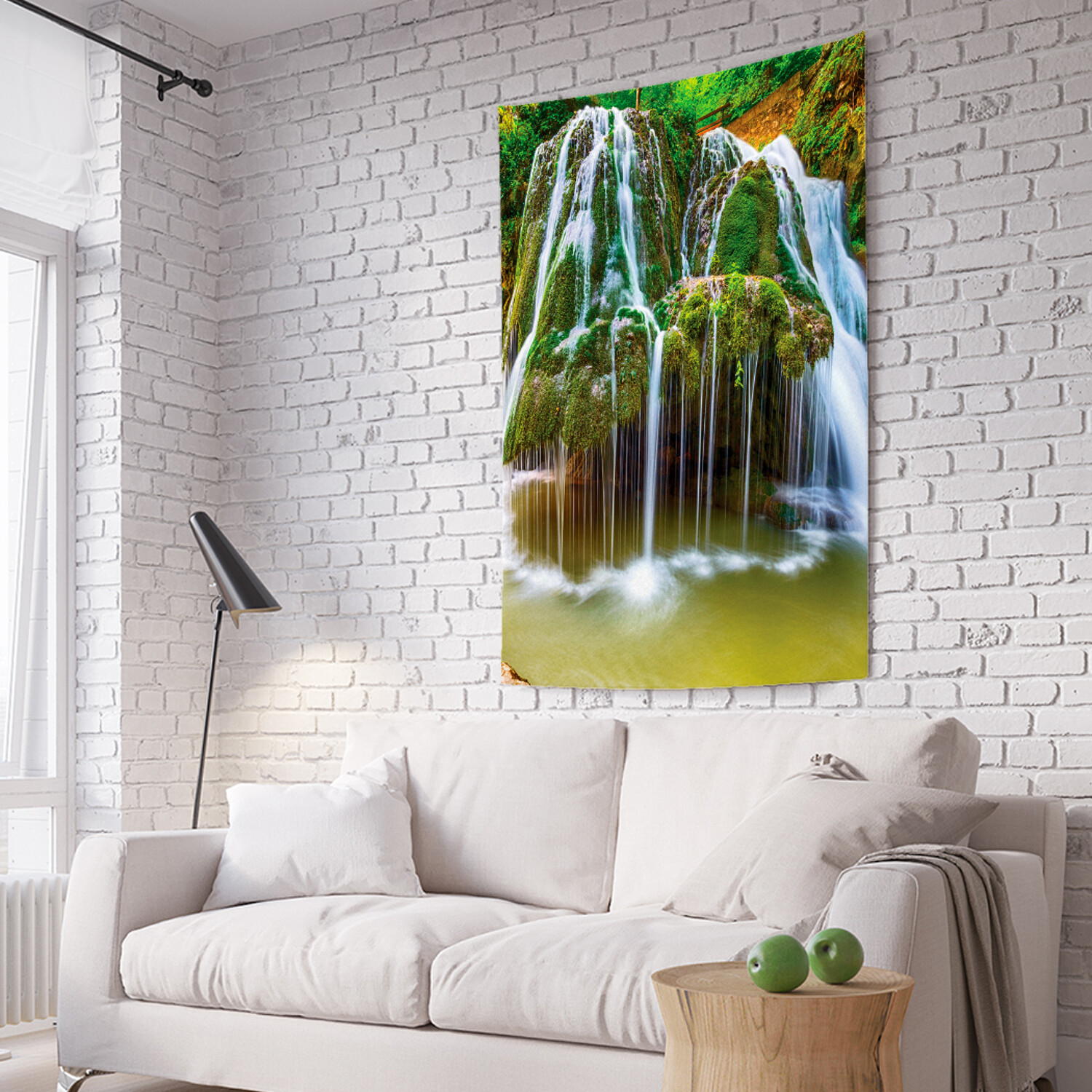 

Вертикальное фотопанно на стену JoyArty Летящий водопад 150x200 см, Летящий водопад