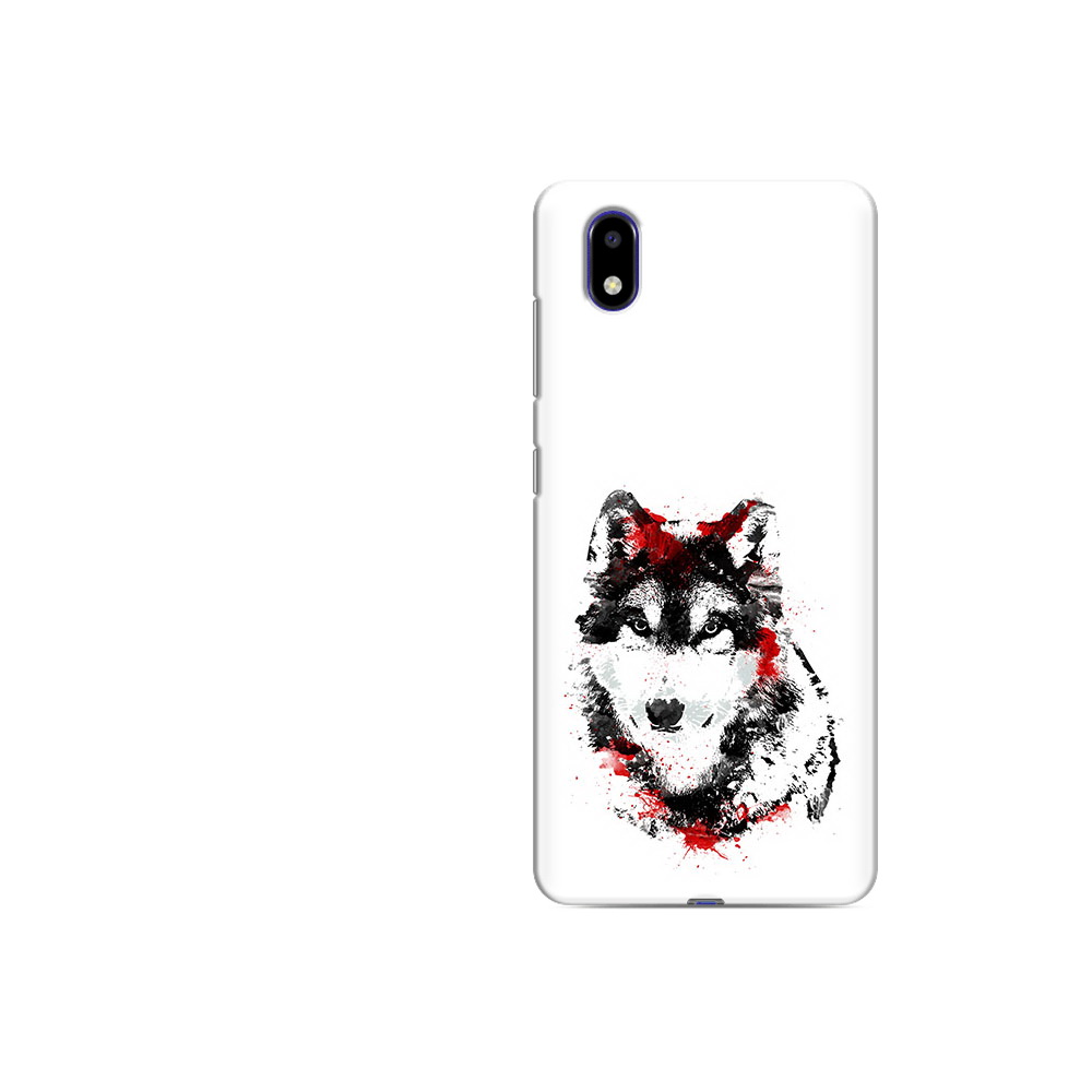 Чехол MyPads Tocco для ZTE Blade A31 Lite кровавый волк (PT162823.461.416)
