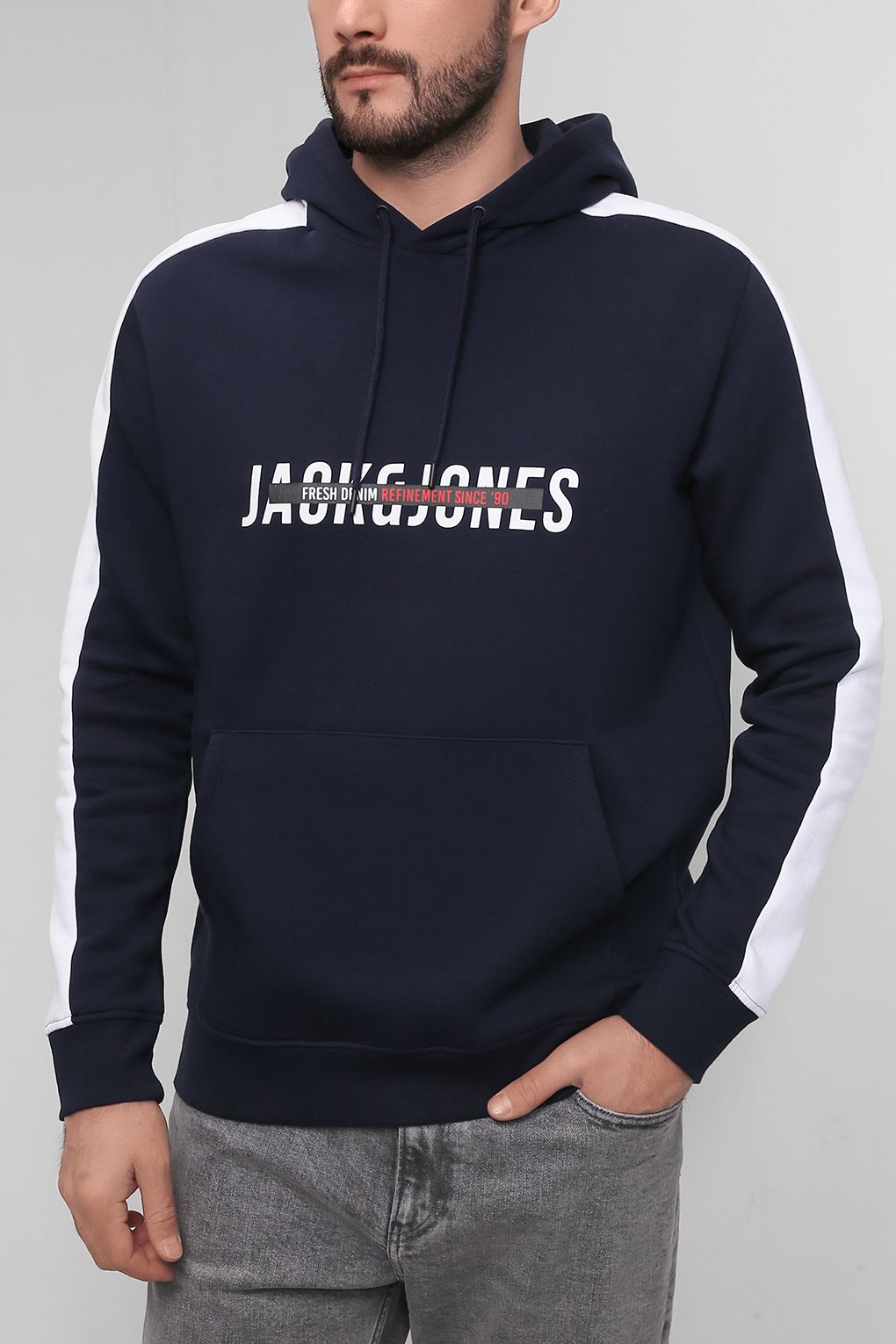 

Худи мужское Jack & Jones 12200692 синее M, 12200692