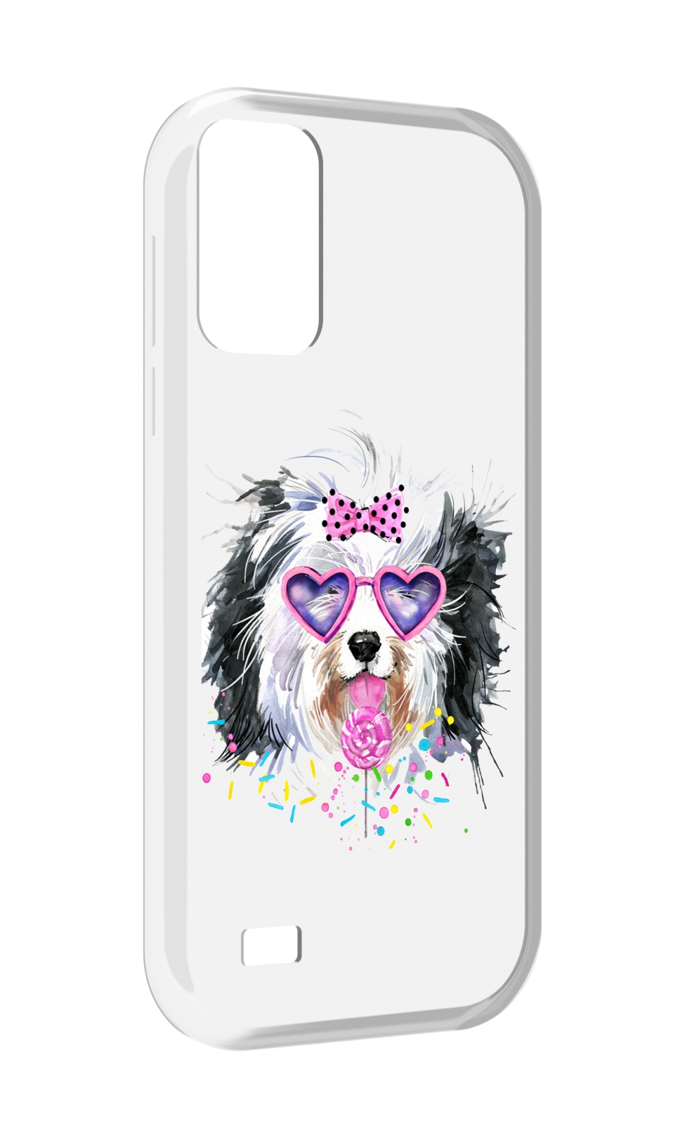 

Чехол MyPads пушистик для Oukitel C31, Прозрачный, Tocco