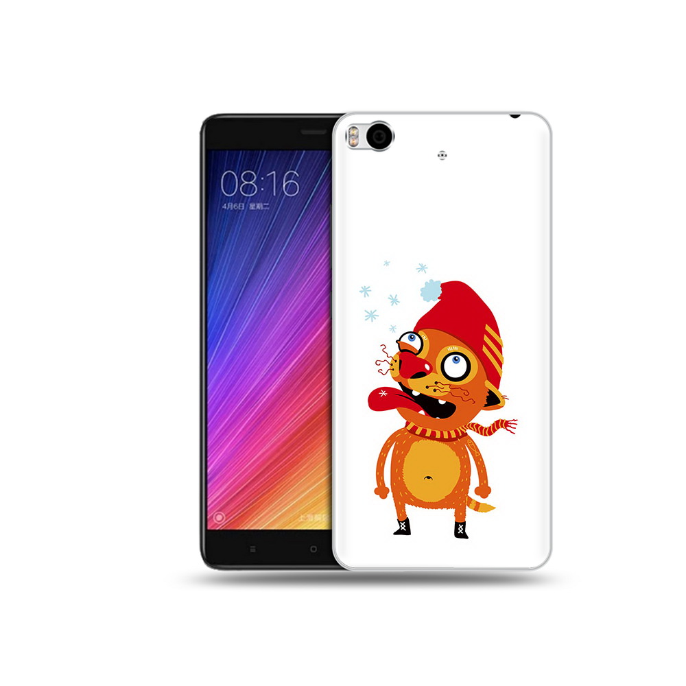 

Чехол MyPads Tocco для Xiaomi Mi 5S Зимний кот (PT91899.330.88), Прозрачный, Tocco