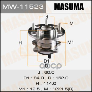 MASUMA Ступичный узел 1шт