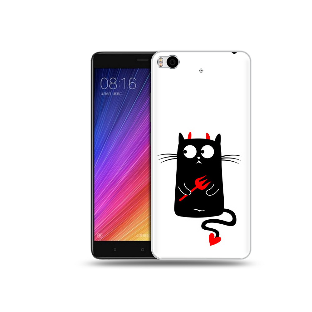 

Чехол MyPads Tocco для Xiaomi Mi 5S Кот демон (PT91899.330.97), Прозрачный, Tocco