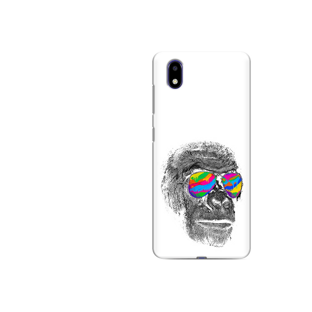 

Чехол MyPads Tocco для ZTE Blade A31 Lite крутая обезьяна в очках (PT162823.461.422), Прозрачный, Tocco