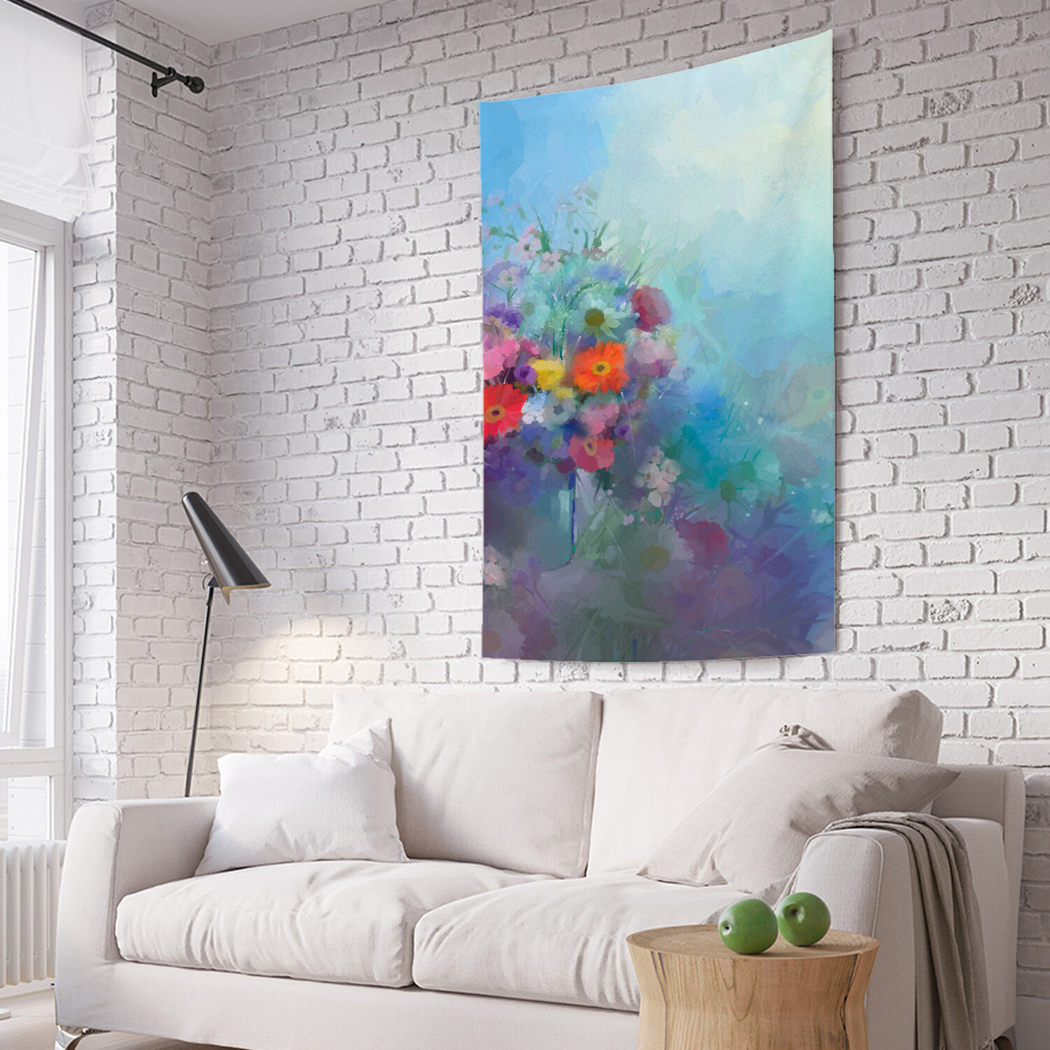 

Вертикальное фотопанно на стену JoyArty Призрачный букет 150x200 см, Призрачный букет