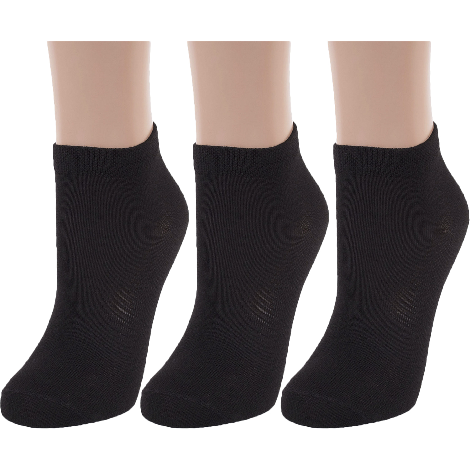 

Комплект носков женских Rusocks 3-Ж-1522 черных 23, Черный, 3-Ж-1522