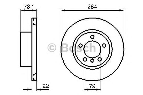 

Диск Тормозной Передний Bmw E87 1.6/1.8/1.8D M47/N42/N45 04>