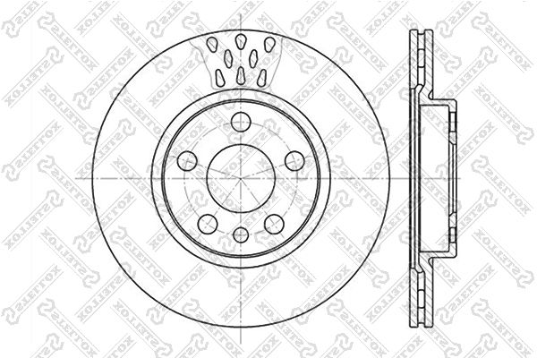 

Диск Тормозной Передний Fiat Bravo, Peugeot 806 1.6/1.8 94>