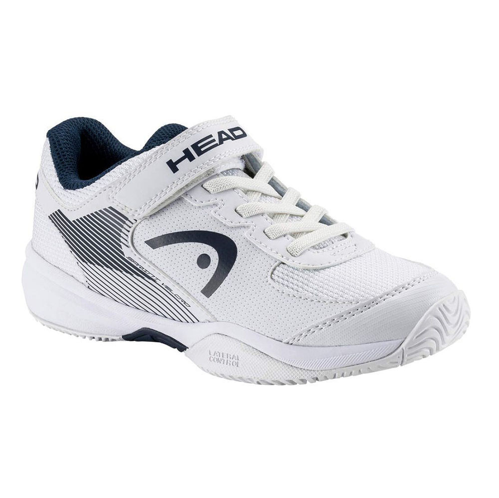 Кроссовки теннисные детские HEAD Sprint Velcro 3.0 275413, р1,5 рос 32,5, белый кроссовки детские head sprint 3 5 белый
