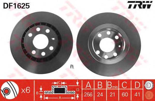 

Диск Тормозной Передний Opel Astra/Ascona/Kadett 1.4-2.0D 87>