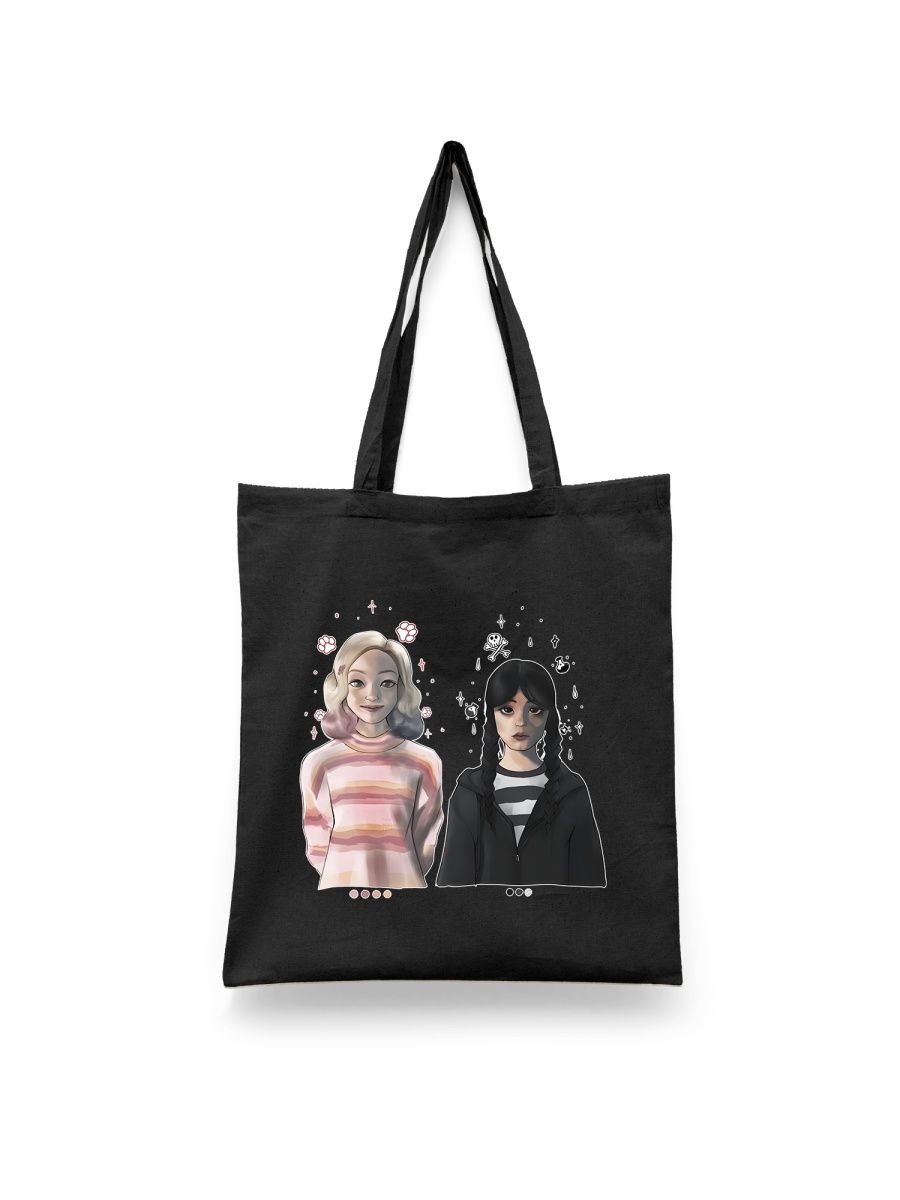 

Шоппер унисекс СувенирShop Wednesday 7, черный, Wednesday 7