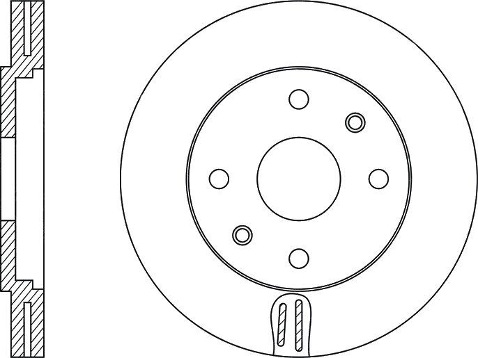 

Диск Тормозной Передний Citroen C5, Peugeot 307 1.4-2.0Hdi 00>