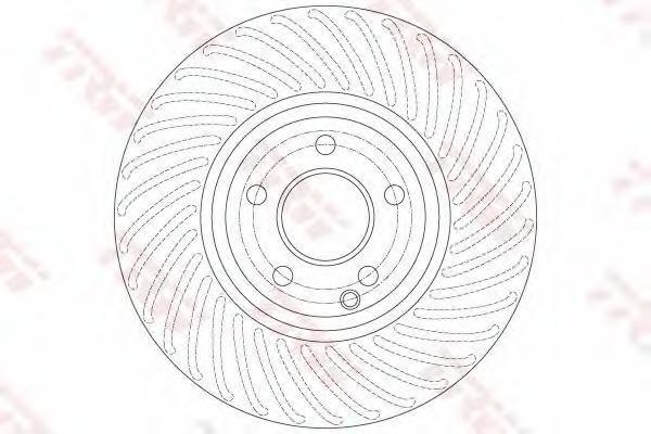 

Диск Тормозной Передний Mercedes C W204, E W212 (322Мм) Df6195S