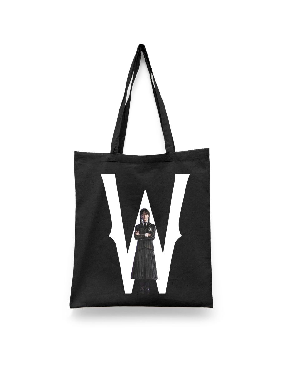

Шоппер унисекс СувенирShop Wednesday 15, черный, Wednesday 15