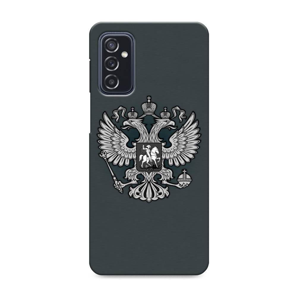 фото Пластиковый чехол "герб россии серый" на samsung galaxy m52 awog