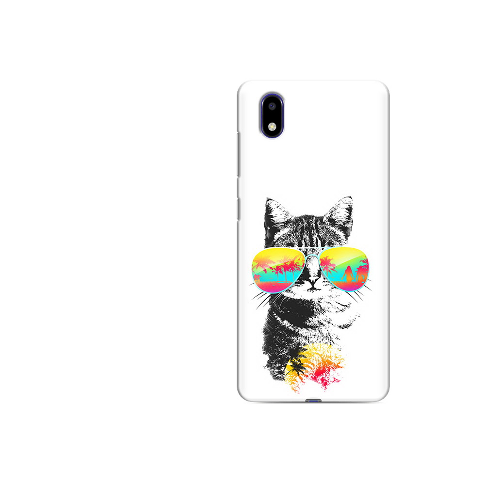 

Чехол MyPads Tocco для ZTE Blade A31 Lite крутой кот (PT162823.461.425), Прозрачный, Tocco
