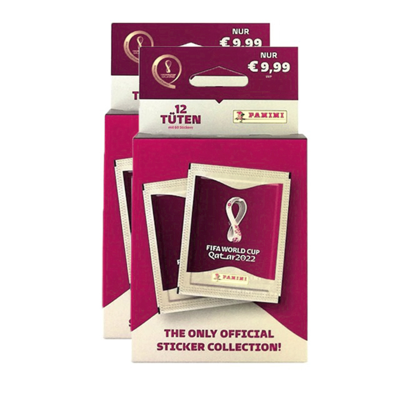 

2 эко-блистера Panini FIFA World Cup Qatar 2022 (120 наклеек серебряной коллекции)