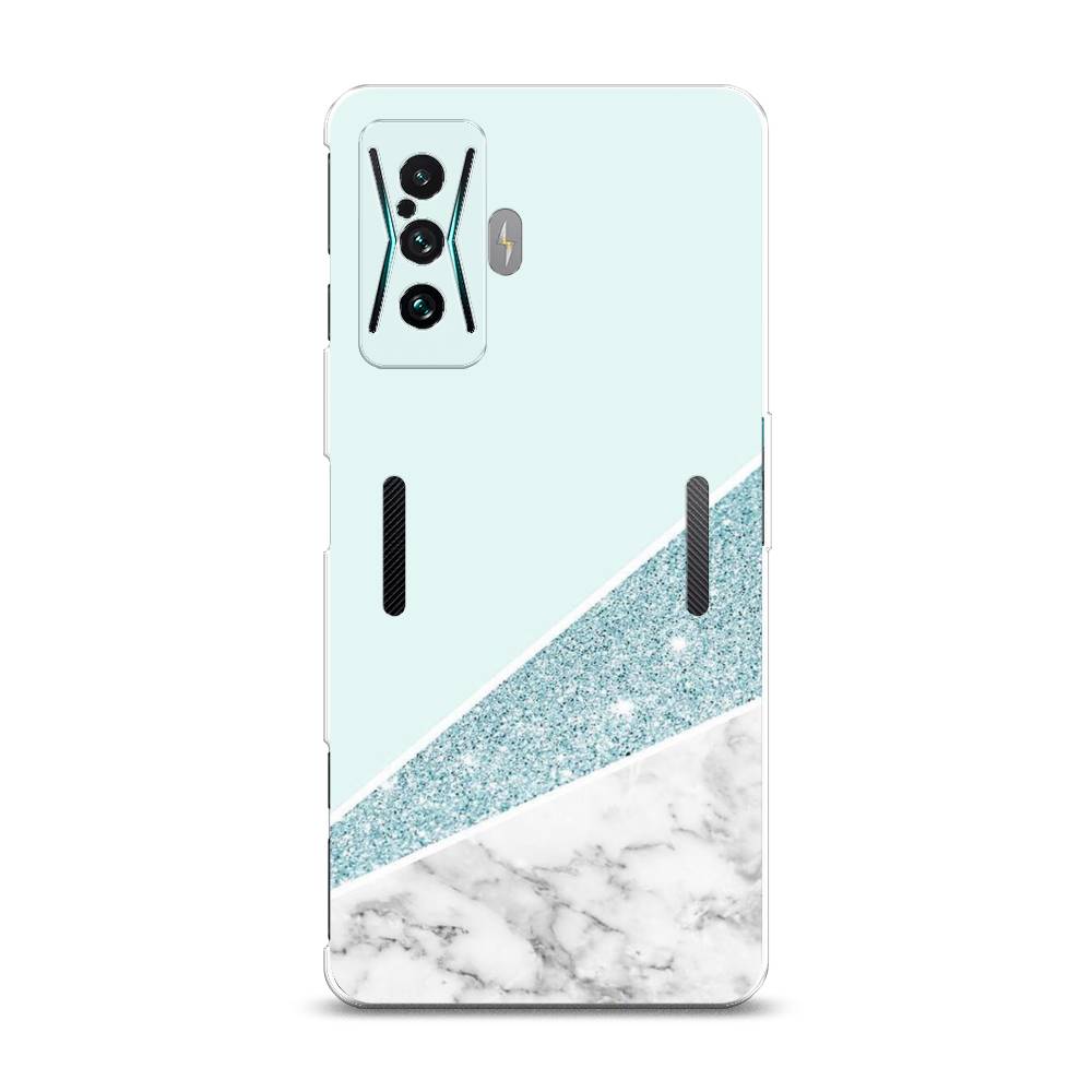 

Чехол Awog на Xiaomi Redmi K50 GE/F4 GT "Мрамор с голубыми блестками", Разноцветный, 314350-3
